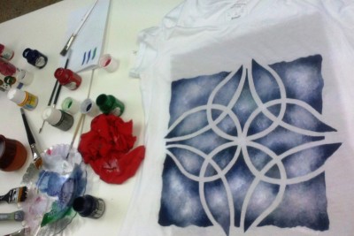 Ilustración textil; símbolos celtas en nuestro taller de camisetas